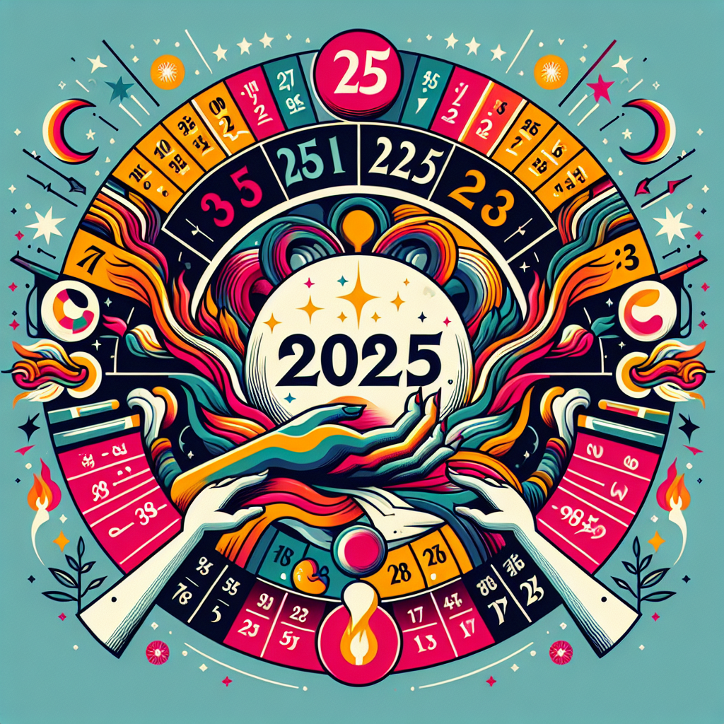 2025년 행운의 숫자와 컬러는?